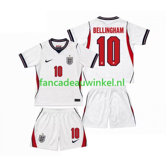 Engeland Wedstrijdshirt met Korting Jude Bellingham 10 Thuis Kind WK 2026 Korte Mouw