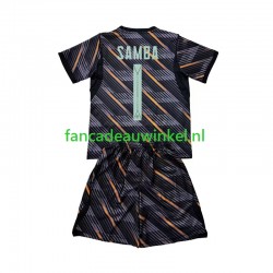 Frankrijk Wedstrijdshirt met Korting Brice Samba 1 Keepersshirt Thuis Kind WK 2026 Korte Mouw