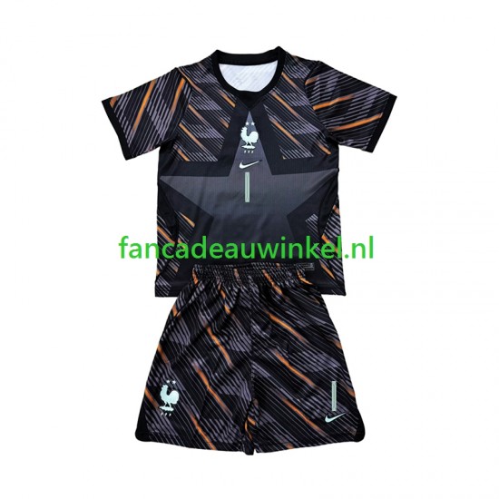 Frankrijk Wedstrijdshirt met Korting Brice Samba 1 Keepersshirt Thuis Kind WK 2026 Korte Mouw