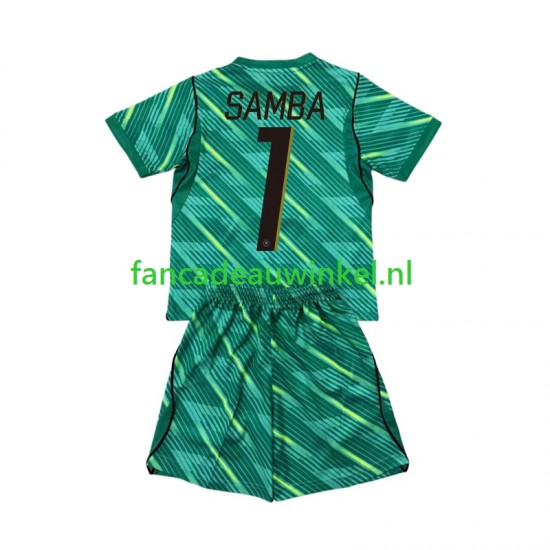 Frankrijk Wedstrijdshirt met Korting Brice Samba 1 Keepersshirt 3rd Kind WK 2026 Korte Mouw