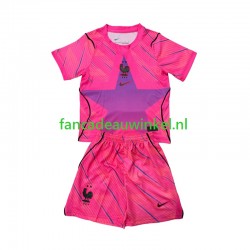 Frankrijk Wedstrijdshirt met Korting Keepersshirt Uit Kind WK 2026 Korte Mouw