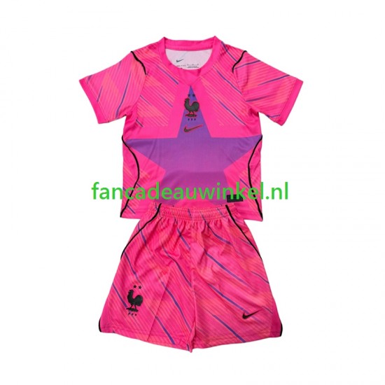 Frankrijk Wedstrijdshirt met Korting Keepersshirt Uit Kind WK 2026 Korte Mouw