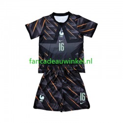 Frankrijk Wedstrijdshirt met Korting Mike Maignan 16 Keepersshirt Thuis Kind WK 2026 Korte Mouw