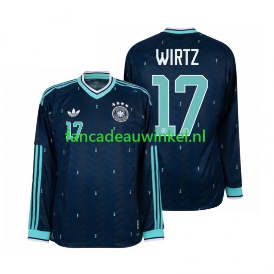 Duitsland Wedstrijdshirt met Korting Florian Wirtz 17 Uit Heren WK 2026 Lange Mouw