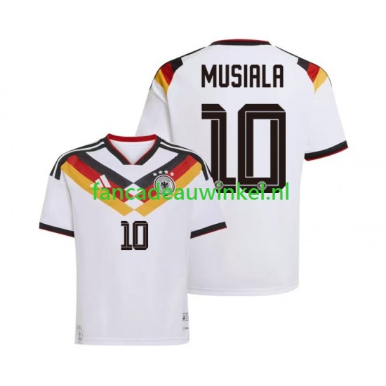Duitsland Wedstrijdshirt met Korting Jamal Musiala 10 Thuis Heren WK 2026 Korte Mouw