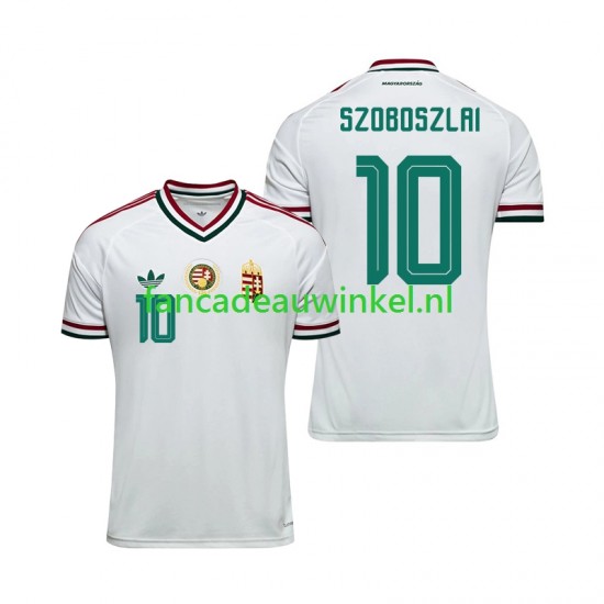 Hongarije Wedstrijdshirt met Korting Dominik Szoboszlai 10 Uit Heren WK 2026 Korte Mouw