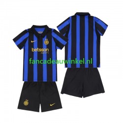 Inter Milan Wedstrijdshirt met Korting Thuis Kind 2026-27 Korte Mouw