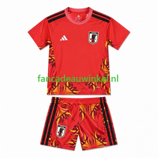 Japan Wedstrijdshirt met Korting Keepersshirt Thuis Kind WK 2026 Korte Mouw