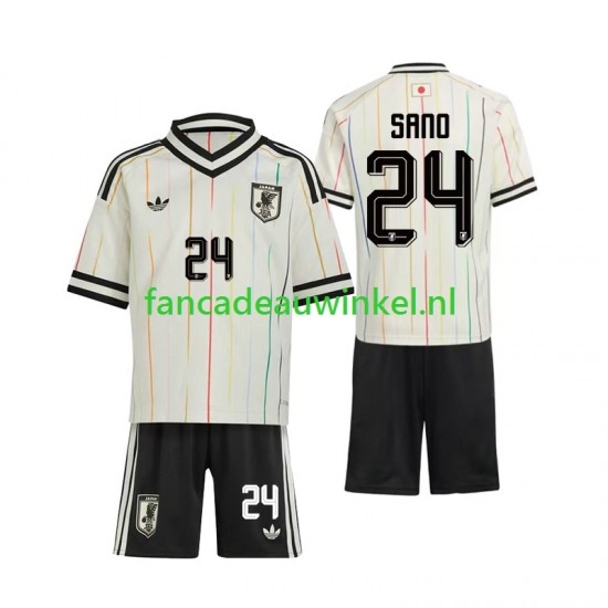 Japan Wedstrijdshirt met Korting Kaishu Sano 24 Uit Kind WK 2026 Korte Mouw