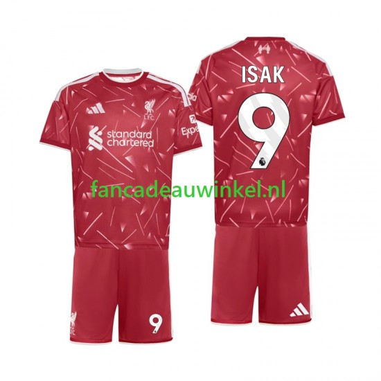 Liverpool Wedstrijdshirt met Korting Alexander Isak 9 Thuis Kind 2026-27 Korte Mouw