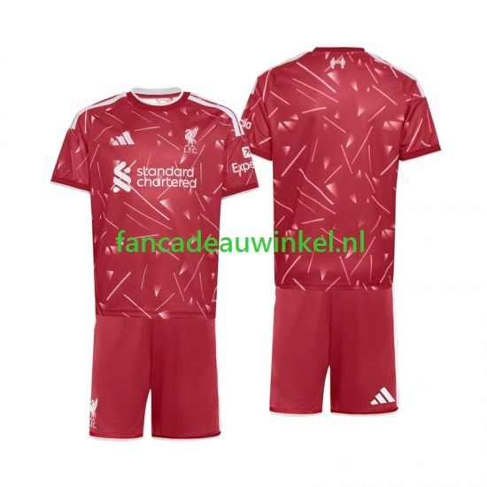 Liverpool Wedstrijdshirt met Korting Thuis Kind 2026-27 Korte Mouw