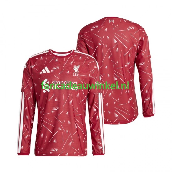 Liverpool Wedstrijdshirt met Korting Thuis Heren 2026-27 Lange Mouw