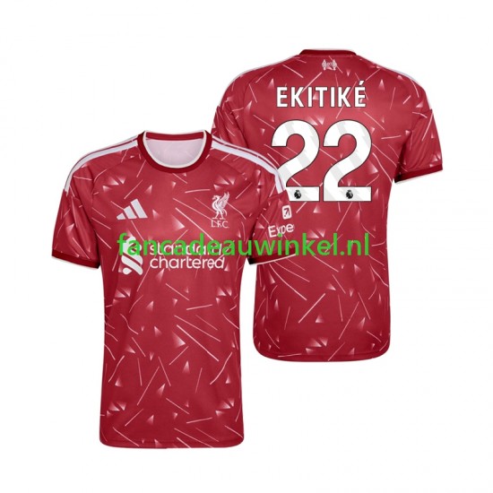 Liverpool Wedstrijdshirt met Korting Hugo Ekitike 22 Thuis Heren 2026-27 Korte Mouw