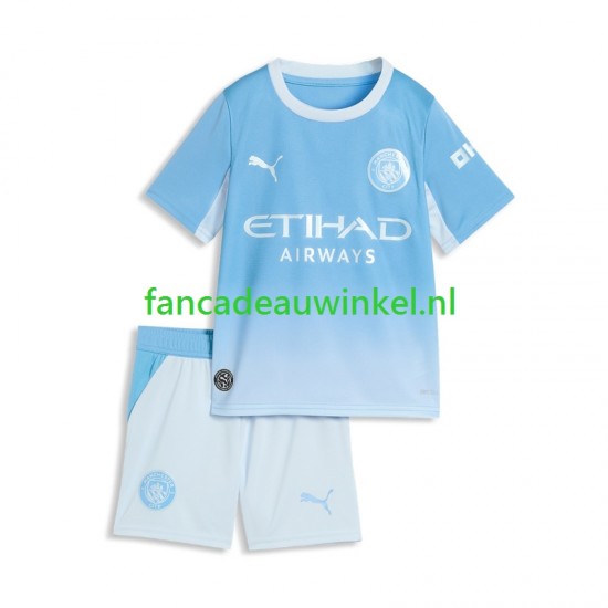 Manchester City Wedstrijdshirt met Korting Thuis Kind 2026-27 Korte Mouw