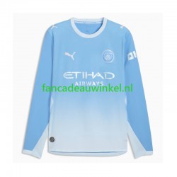 Manchester City Wedstrijdshirt met Korting Thuis Heren 2026-27 Lange Mouw