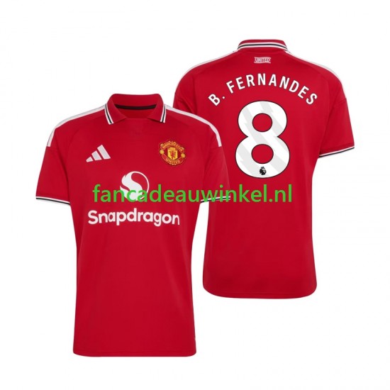 Manchester United Wedstrijdshirt met Korting Bruno Fernandes 8 Thuis Heren 2026-27 Korte Mouw