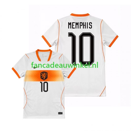 Nederland Wedstrijdshirt met Korting Memphis Depay 10 Uit Heren WK 2026 Korte Mouw