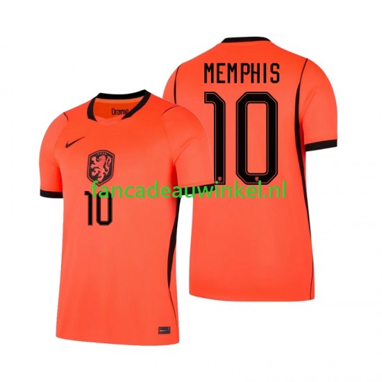 Nederland Wedstrijdshirt met Korting Memphis Depay 10 Thuis Heren WK 2026 Korte Mouw