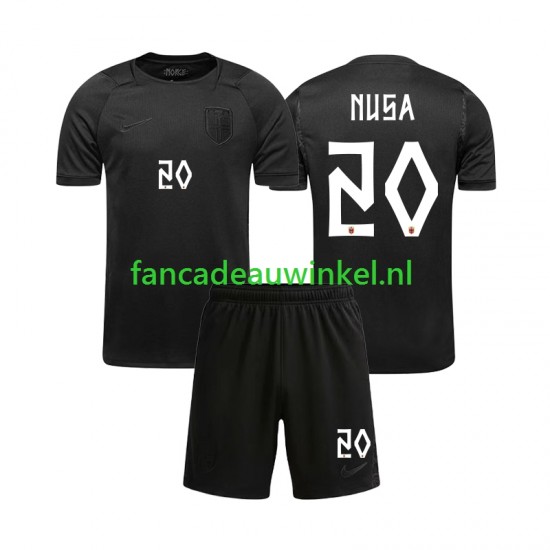 Noorwegen Wedstrijdshirt met Korting Antonio NUSA 20 Uit Kind WK 2026 Korte Mouw