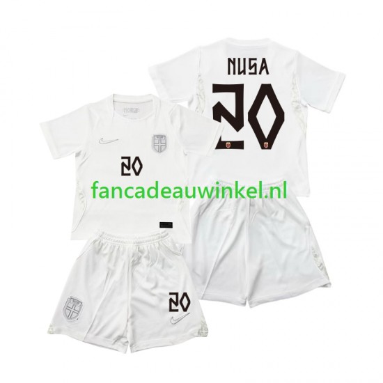 Noorwegen Wedstrijdshirt met Korting Antonio NUSA 20 3rd Kind WK 2026 Korte Mouw