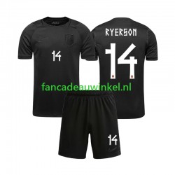 Noorwegen Wedstrijdshirt met Korting Julian Ryerson 14 Uit Kind WK 2026 Korte Mouw