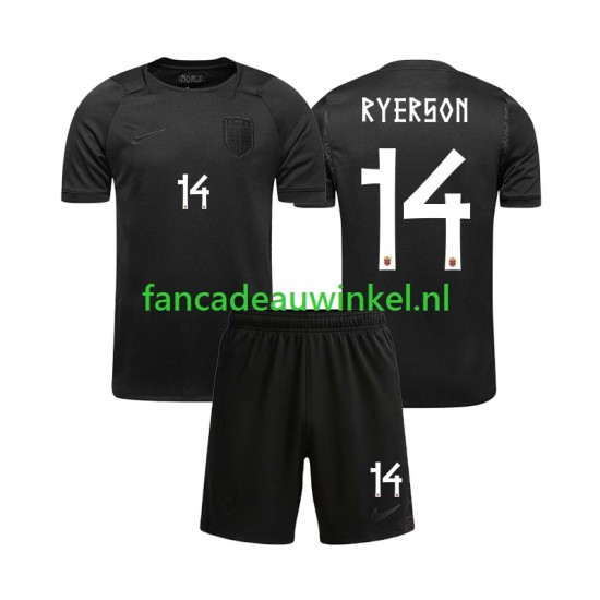 Noorwegen Wedstrijdshirt met Korting Julian Ryerson 14 Uit Kind WK 2026 Korte Mouw