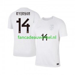 Noorwegen Wedstrijdshirt met Korting Julian Ryerson 14 3rd Heren WK 2026 Korte Mouw