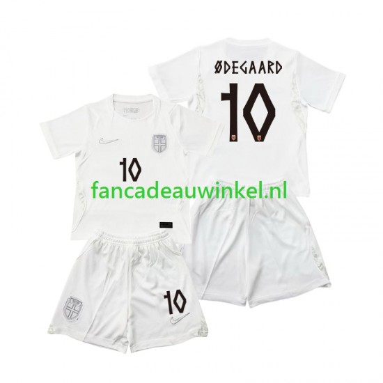 Noorwegen Wedstrijdshirt met Korting Martin Odegaard 10 3rd Kind WK 2026 Korte Mouw