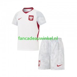 Polen Wedstrijdshirt met Korting Thuis Kind WK 2026 Korte Mouw