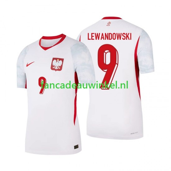 Polen Wedstrijdshirt met Korting Robert Lewandowski 9 Thuis Heren 2026 Korte Mouw