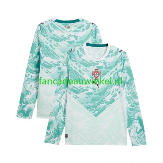 Portugal Wedstrijdshirt met Korting Uit Heren WK 2026 Lange Mouw