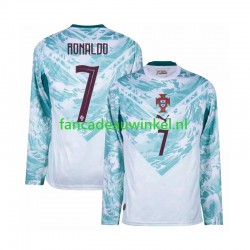 Portugal Wedstrijdshirt met Korting Cristiano Ronaldo 7 Uit Heren WK 2026 Lange Mouw
