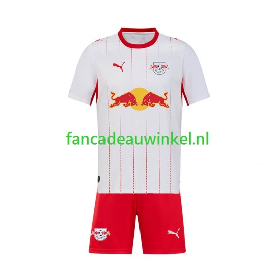 RB Leipzig Wedstrijdshirt met Korting Thuis Kind 2026-27 Korte Mouw
