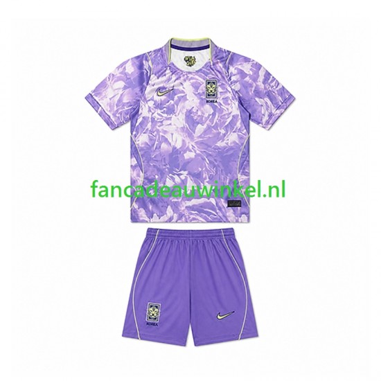 Zuid-Korea Wedstrijdshirt met Korting Uit Kind WK 2026 Korte Mouw