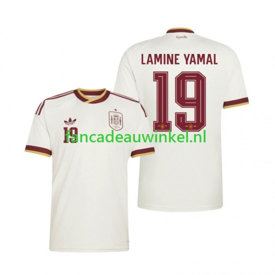 Spanje Wedstrijdshirt met Korting Lamine Yamal 19 Uit Heren WK 2026 Korte Mouw