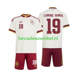 Spanje Wedstrijdshirt met Korting Lamine Yamal 19 Uit Kind WK 2026 Korte Mouw Spanje Wedstrijdshirt met Korting Lamine Yamal 19 Uit Kind WK 2026 Korte Mouw