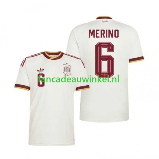 Spanje Wedstrijdshirt met Korting Mikel Merino 6 Uit Heren WK 2026 Korte Mouw