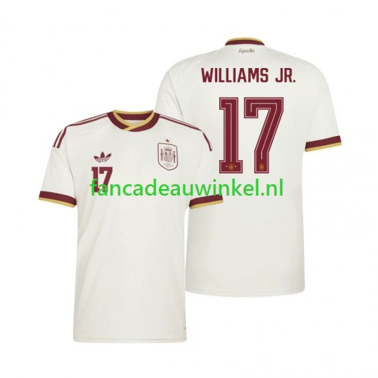 Spanje Wedstrijdshirt met Korting Nico Williams 17 Uit Heren WK 2026 Korte Mouw
