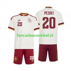 Spanje Wedstrijdshirt met Korting Pedri 20 Uit Kind WK 2026 Korte Mouw