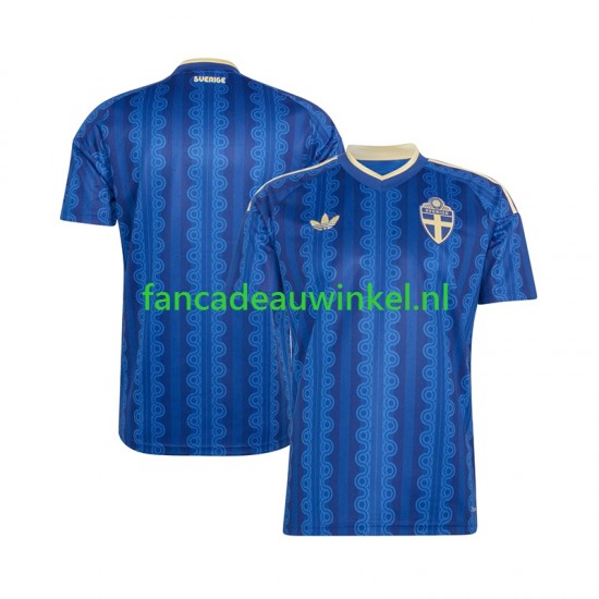 Zweden Wedstrijdshirt met Korting Uit Heren WK 2026 Korte Mouw