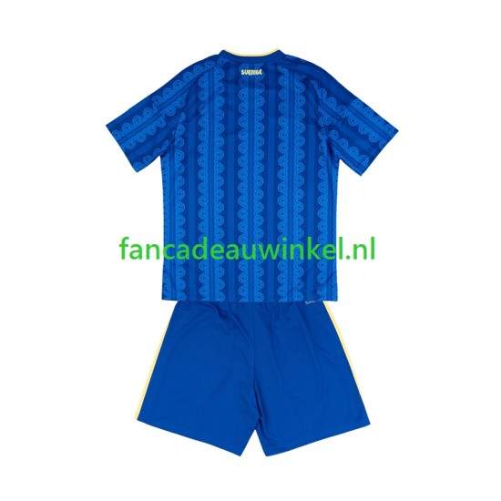 Zweden Wedstrijdshirt met Korting Uit Kind WK 2026 Korte Mouw