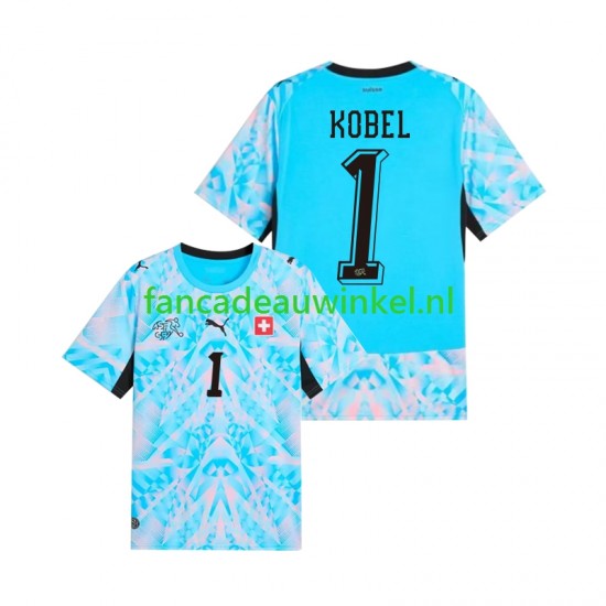 Zwitserland Wedstrijdshirt met Korting Gregor Kobel 1 Keepersshirt Thuis Heren WK 2026 Korte Mouw