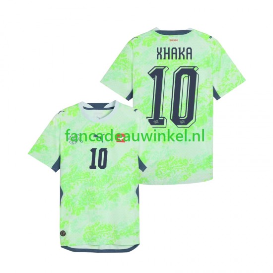 Zwitserland Wedstrijdshirt met Korting Granit Xhaka 10 Uit Heren WK 2026 Korte Mouw