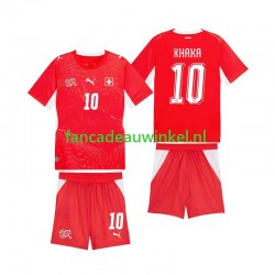 Zwitserland Wedstrijdshirt met Korting Granit Xhaka 10 Thuis Kind WK 2026 Korte Mouw Zwitserland Wedstrijdshirt met Korting Granit Xhaka 10 Thuis Kind WK 2026 Korte Mouw