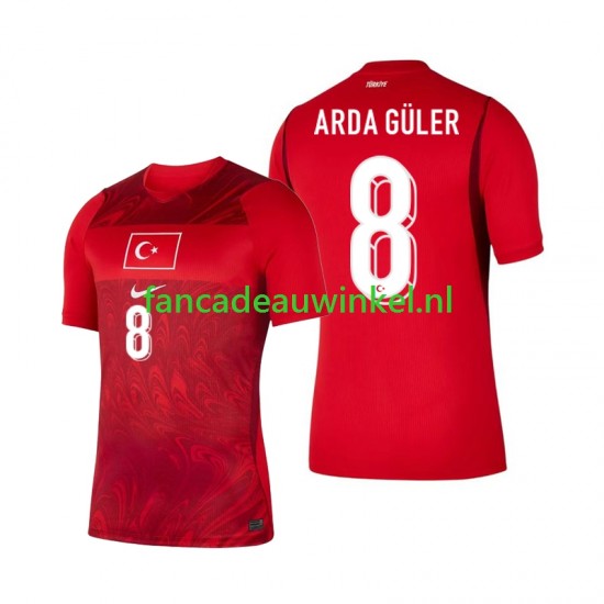 Turkije Wedstrijdshirt met Korting Arda Guler 8 Thuis Heren WK 2026 Korte Mouw