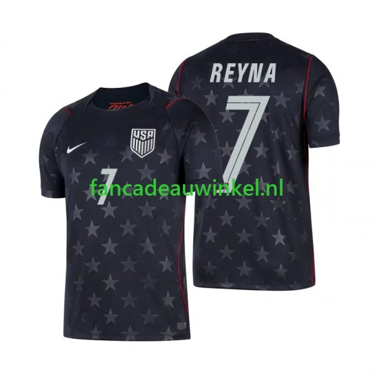 USA Wedstrijdshirt met Korting Giovanni Reyna 7 Uit Heren WK 2026 Korte Mouw