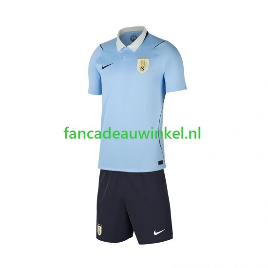 Uruguay Wedstrijdshirt met Korting Thuis Kind WK 2026 Korte Mouw