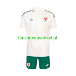 Wales Wedstrijdshirt met Korting Uit Kind WK 2026 Korte Mouw