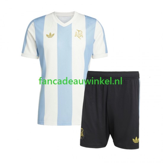 Argentinië Wedstrijdshirt met Korting 50 Anniversary Thuis Kind Korte Mouw