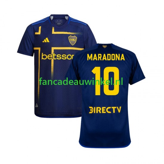 Wedstrijdshirt met Korting Boca Juniors MARADONA 10 3rd Heren 2024-25 Korte Mouw